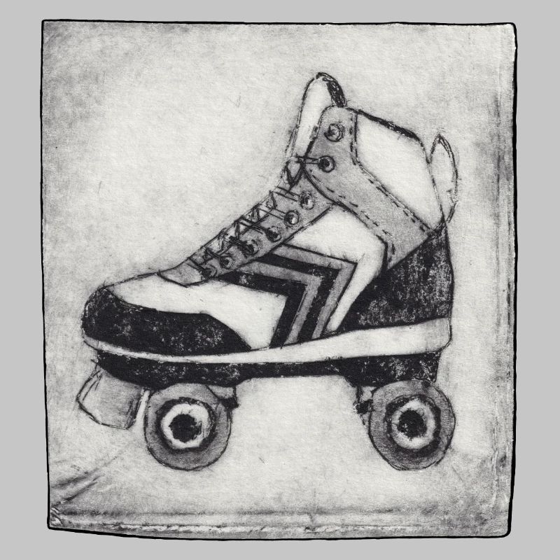 Roller Roller Retro - Sculpté à la main imprimable
