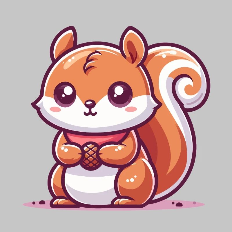 Eichhörnchen mit einem Samen