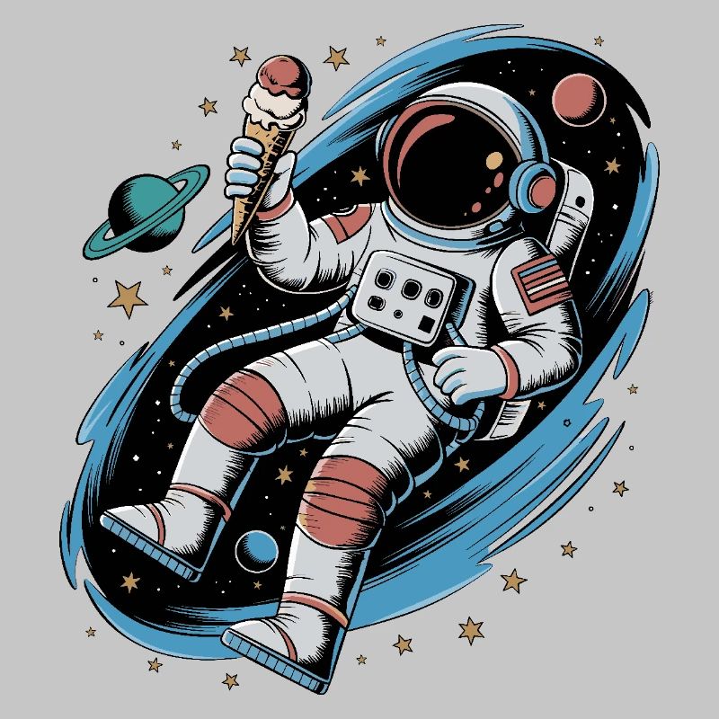 Conception spatiale de l’espace des astronautes avec des planètes et