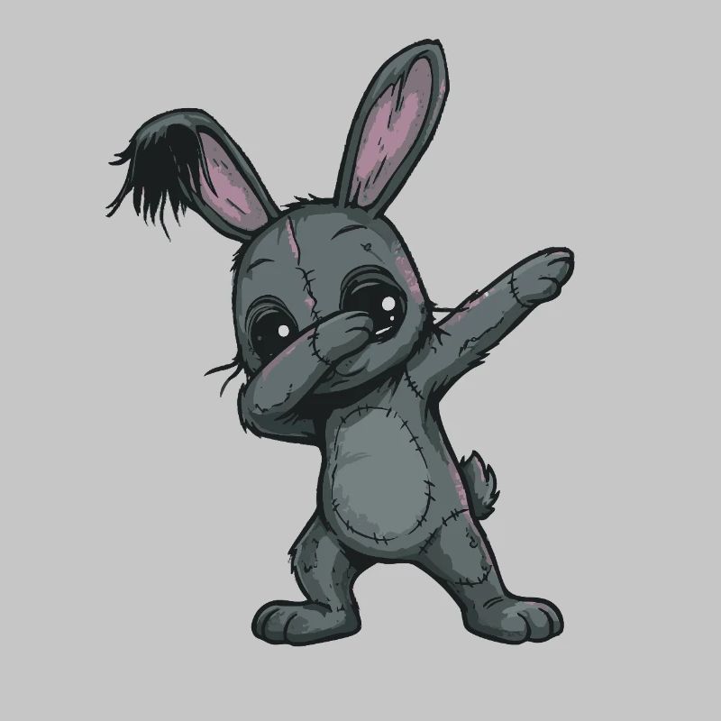 Patchwork Bunny Doodle