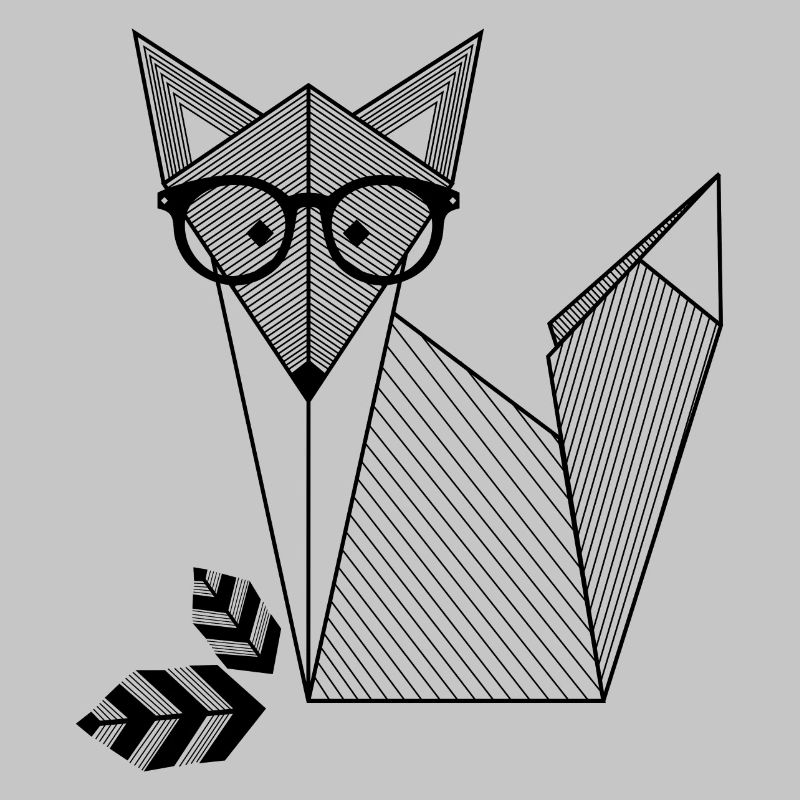Fuchs mit Brille