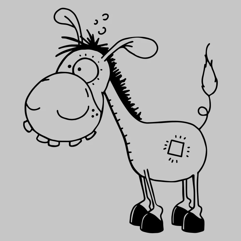 Esel - Langohresel - Eselchen