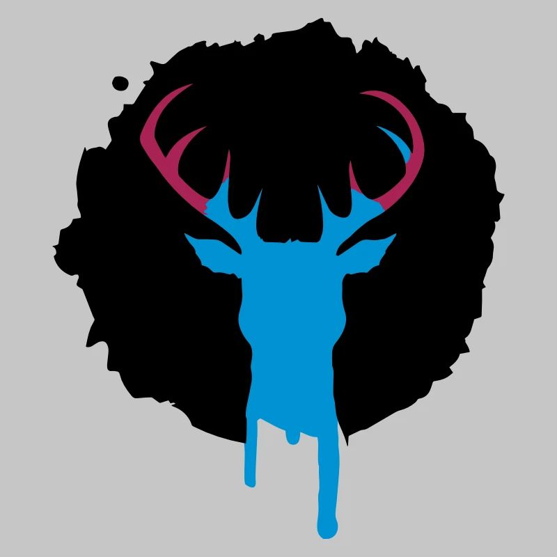 Patch de cerf graffiti