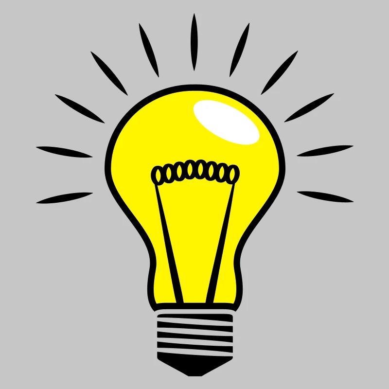 Ampoules Comic Vector 3 couleurs personnalisable