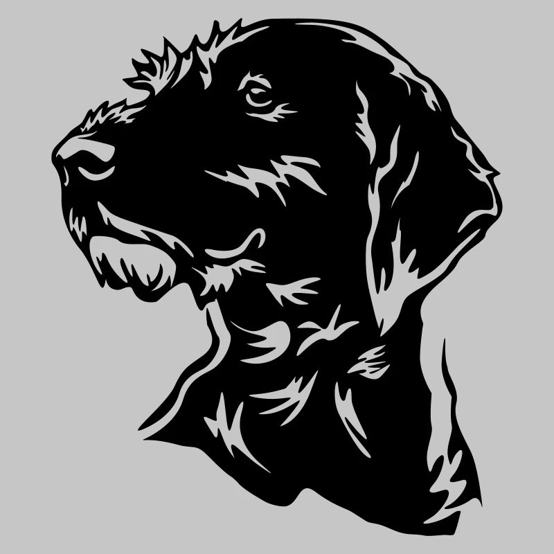 German Wirehaired Head