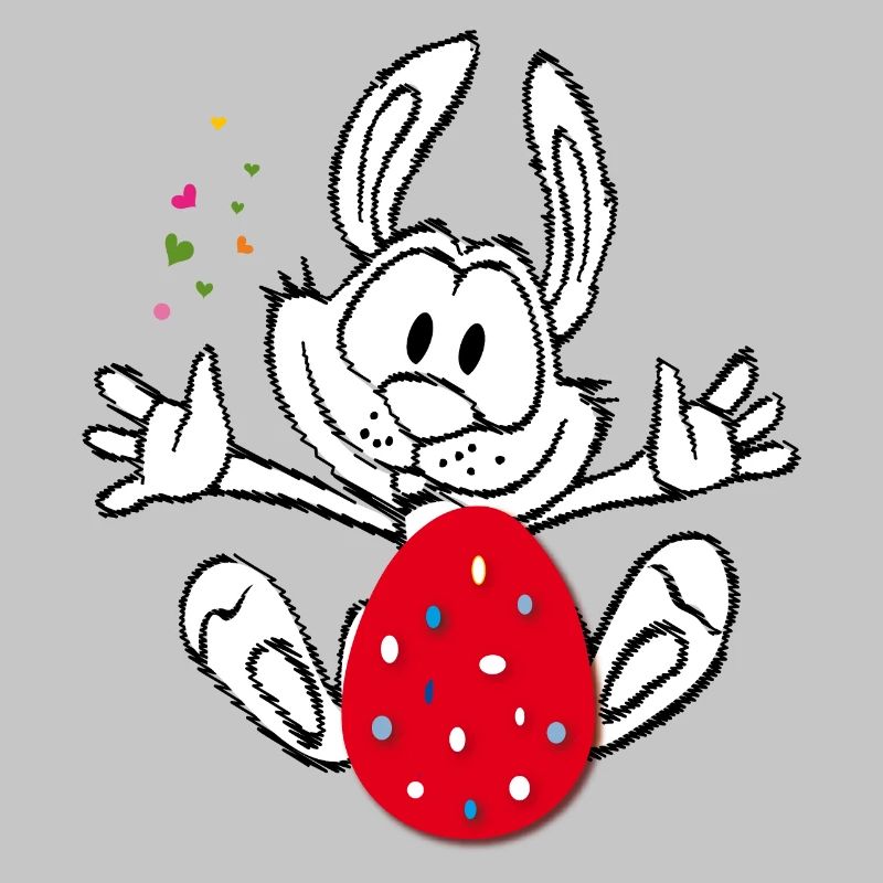 Easter Bunny with Easter Egg