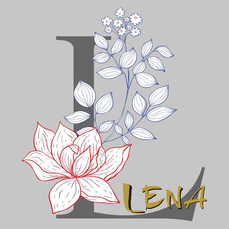 Initiale Buchstabe Lena