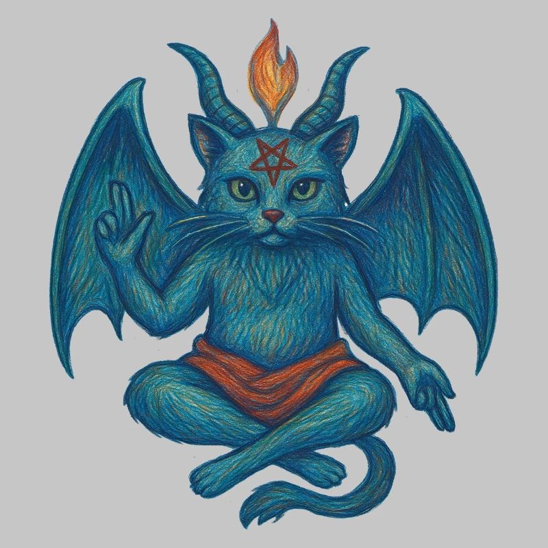 Cat Baphomet 