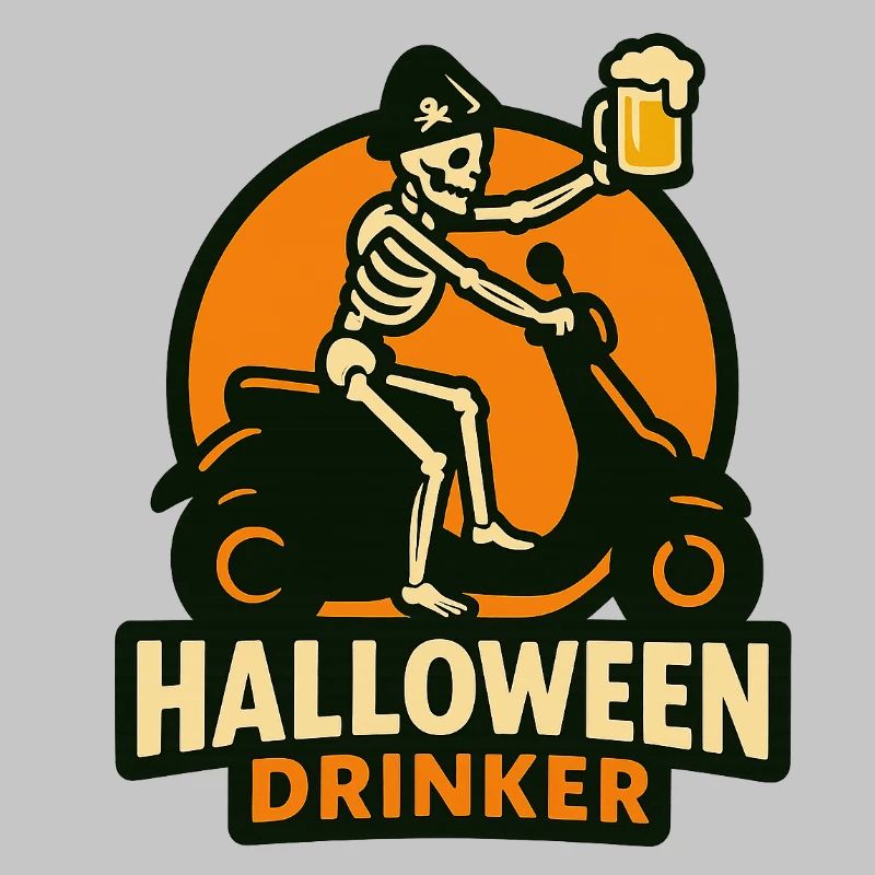 Skelett Trinker Halloween