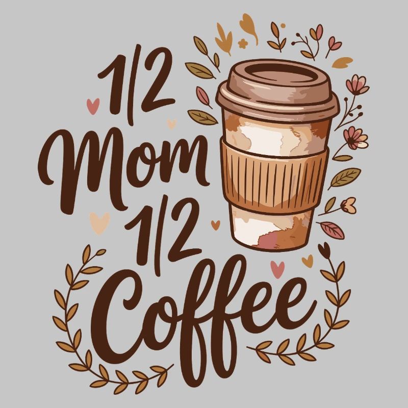 Mutter Koffein Halb Mama Halb Kaffee