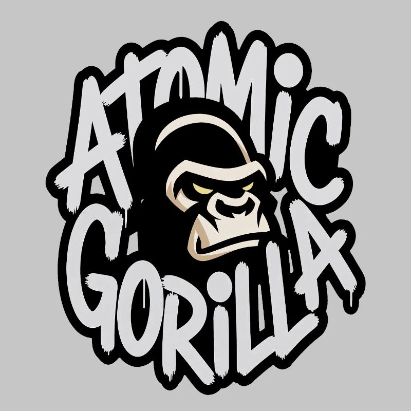 Atom-Gorilla-Graffiti-Emblem