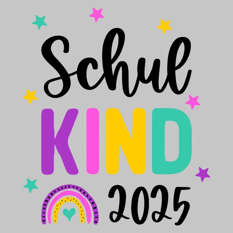 Schulkind 2025 Einschulung Regenbogen Schule