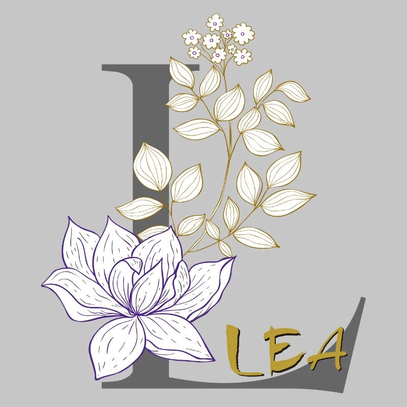 Buchstabe L Initiale Lea