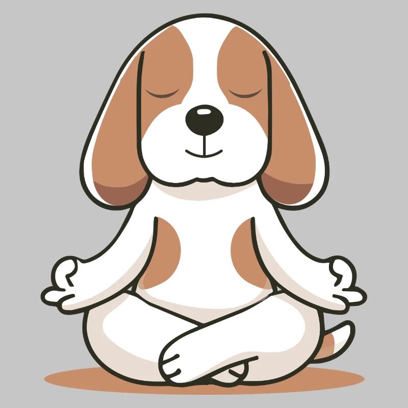 Meditating Beagle – Calm & Mindfulness