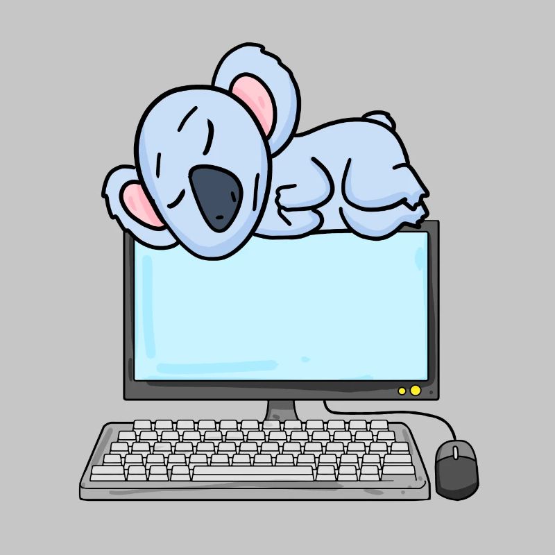Koala Computer Nerd Programmeur Cadeau