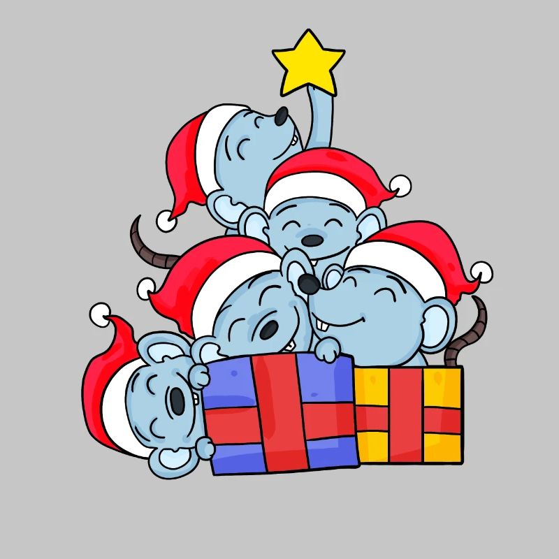 Mouse Tree Christmas Christmas Tree