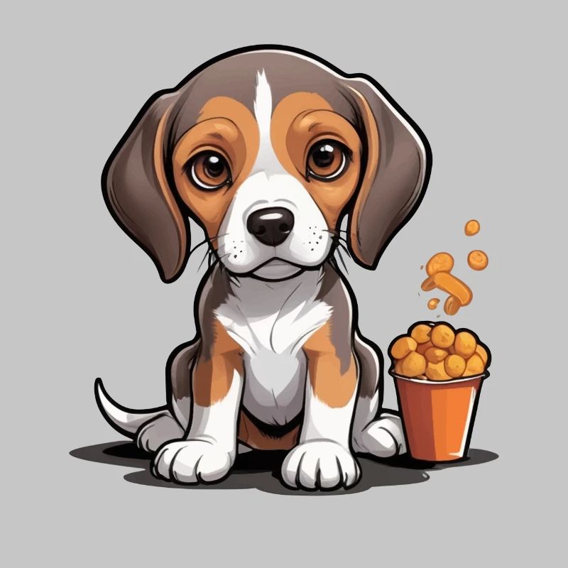 Beagle Snack Time