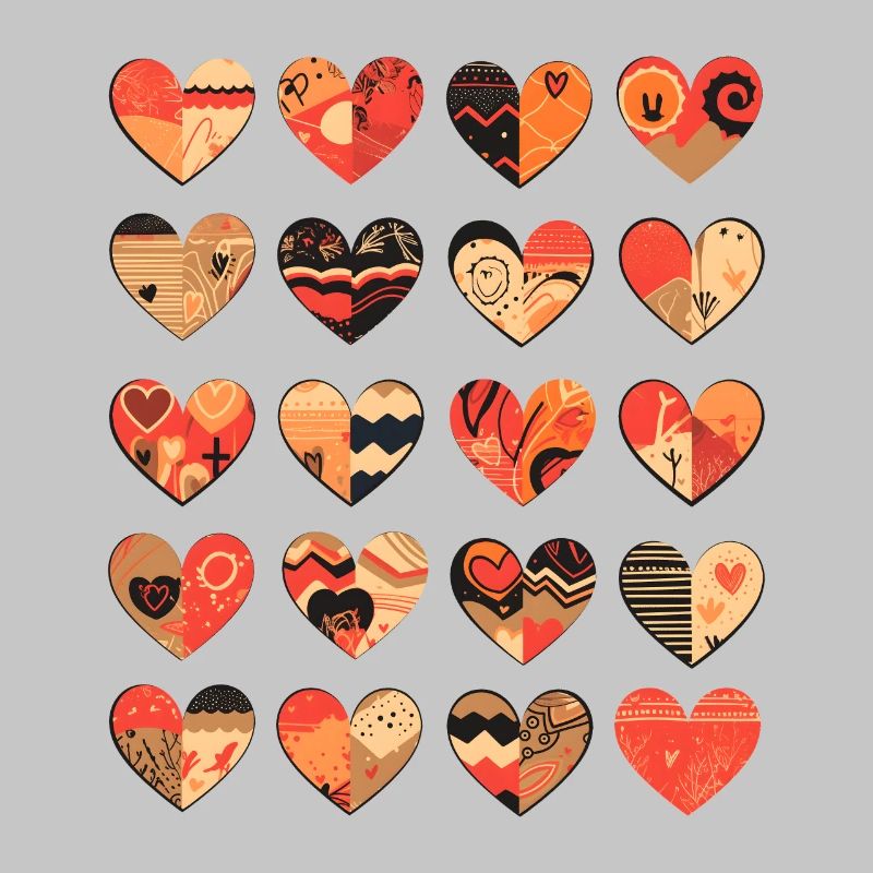 Heart Pattern Heart Pattern Valentine's Day Gift