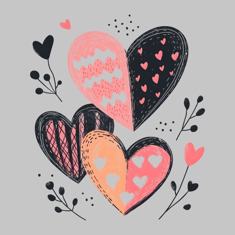 Heart Pattern Heart Pattern Valentine's Day Love Gift