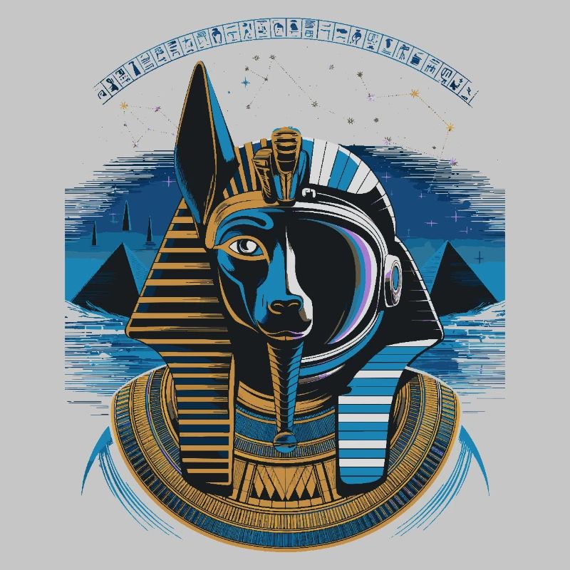 Conception hybride Anubis céleste