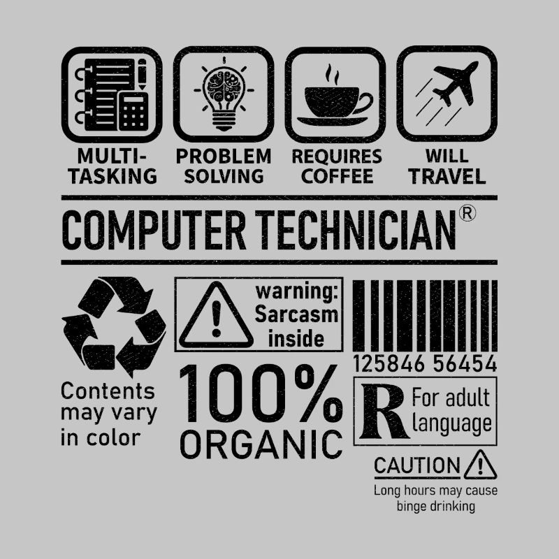 Technicien en informatique multitâche résolution de problèmes