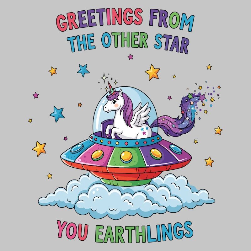 Licorne vue de l’espace