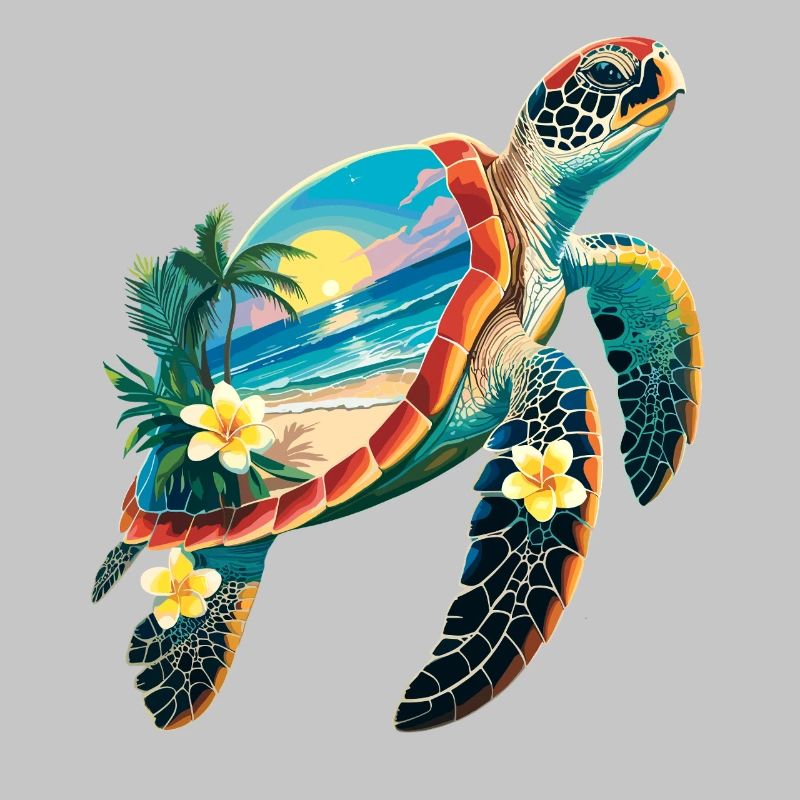 Turtle Waves Surf Turtle Surfer Turtles