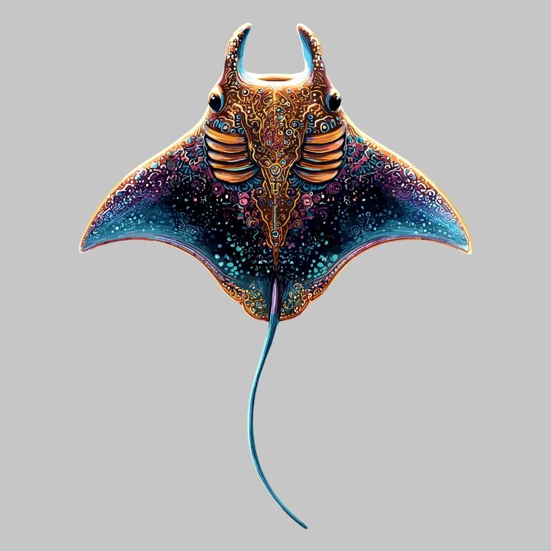 Manta Ray, Devil Ray, Stingray, Diver