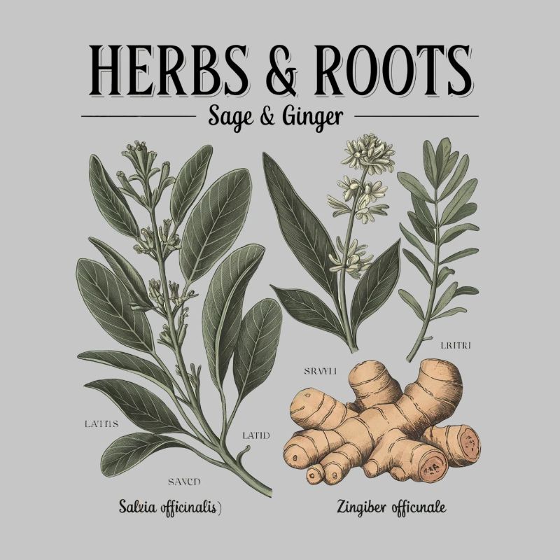 Herbs & Roots – Sage & Ginger