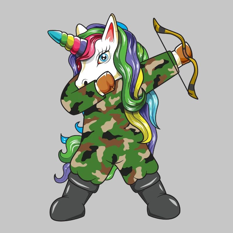 Dabbing: Einhornjäger, Tarnung, Bogenschütze, Bogenjäger, Bogenjäger,