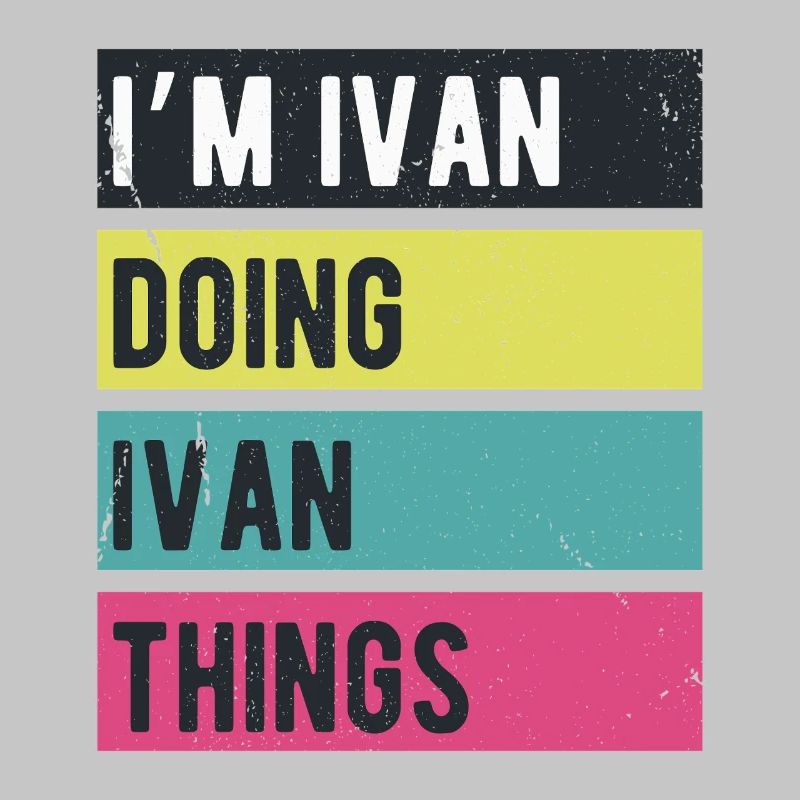 Ich bin Ivan und mache Ivan Things Retro-Farben