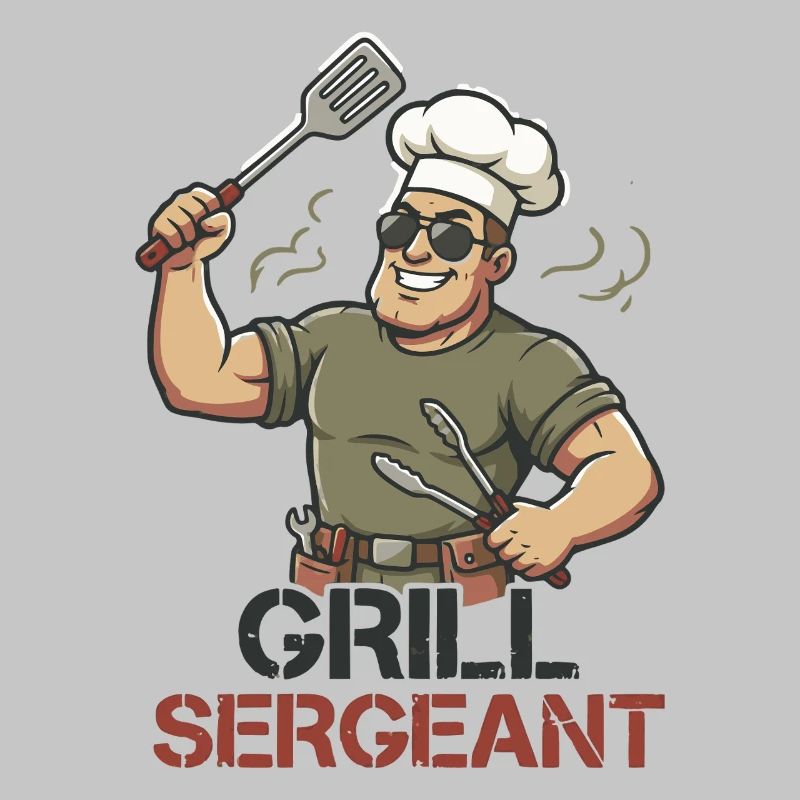 Grill Sergeant Lustiger BBQ Grillchef