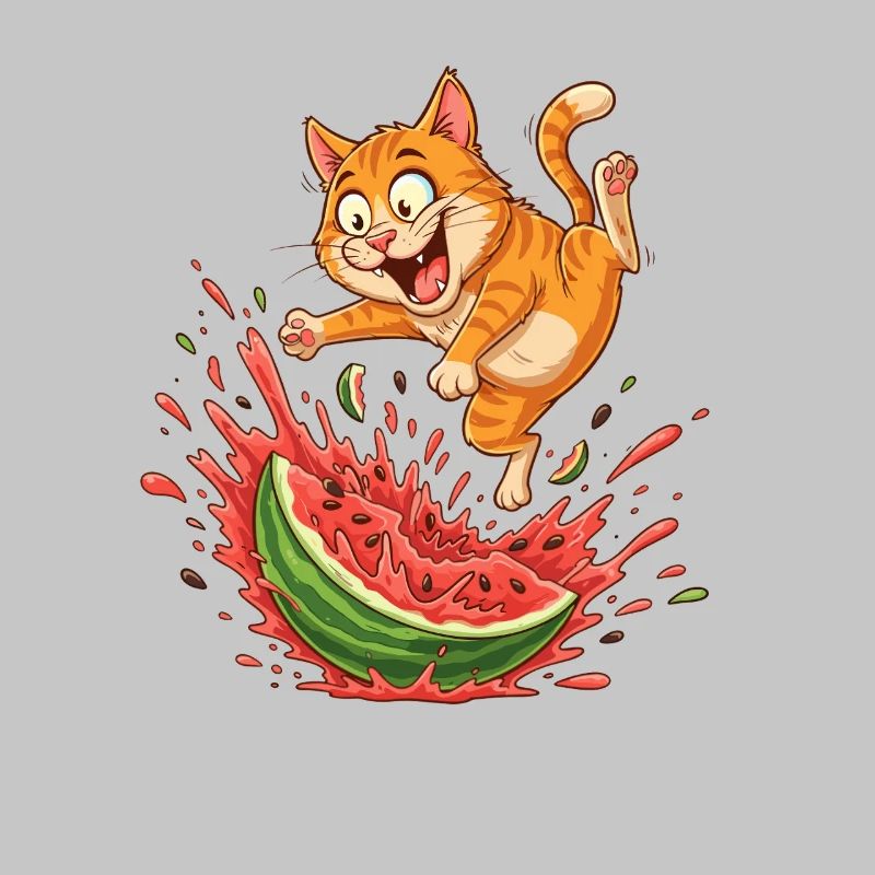 Fritzers de pastèque d’été Chats