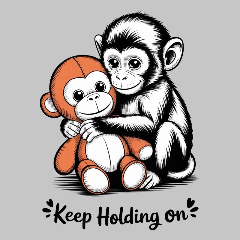 Monkey Hug Keeps Holding On
