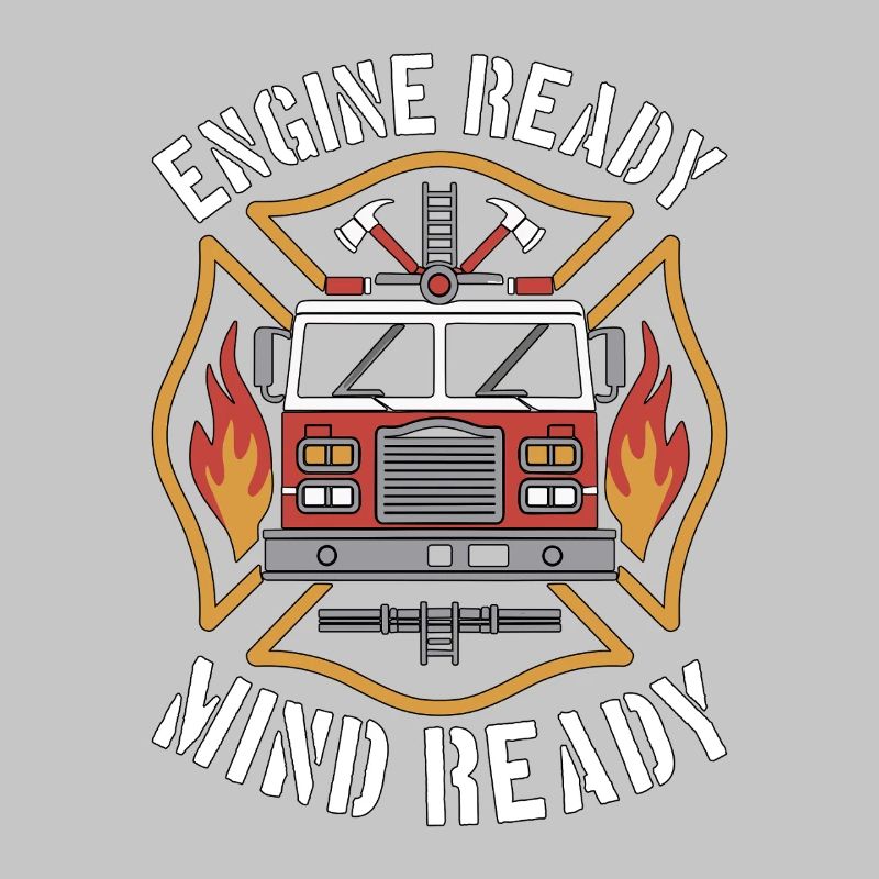Fire Engineer Engine Ready Mind Ready Firefighting