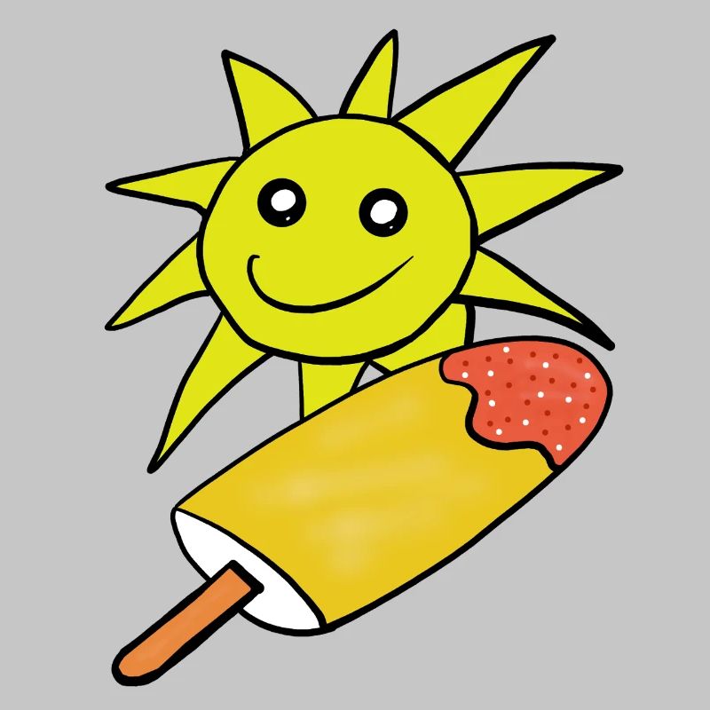 Sommer Sonne Eis Eiskrem Sommerzeit