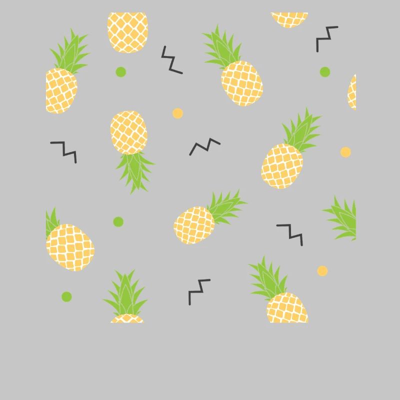pineapple yellow pattern