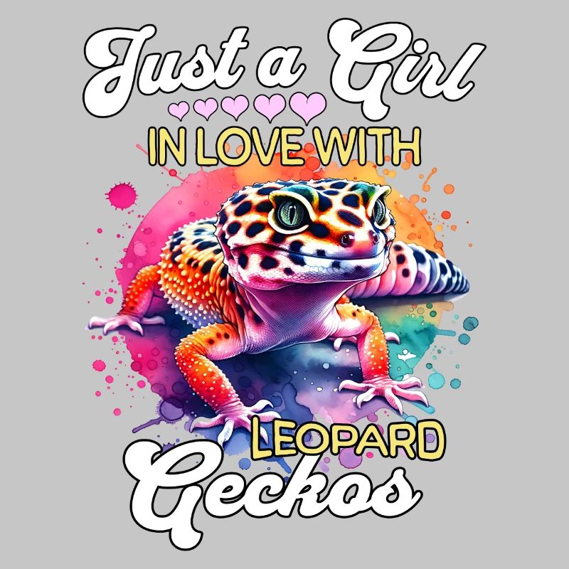 Mädchen Leopardgecko