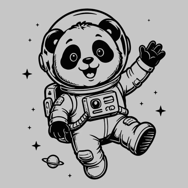 Astronaute Panda : Aventure spatiale