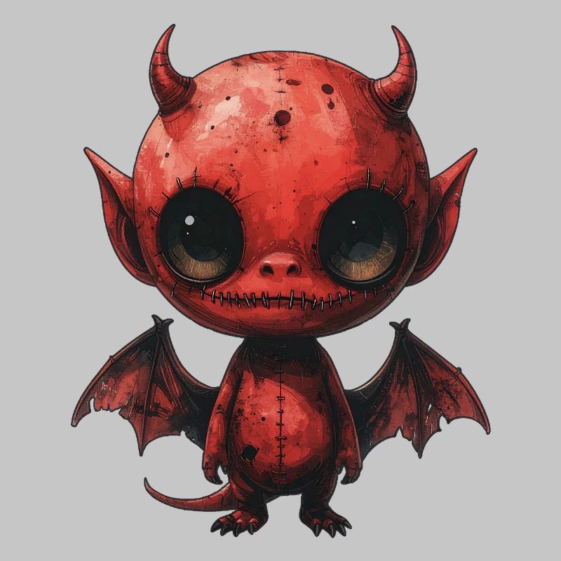 Creepy Cute Red Devil