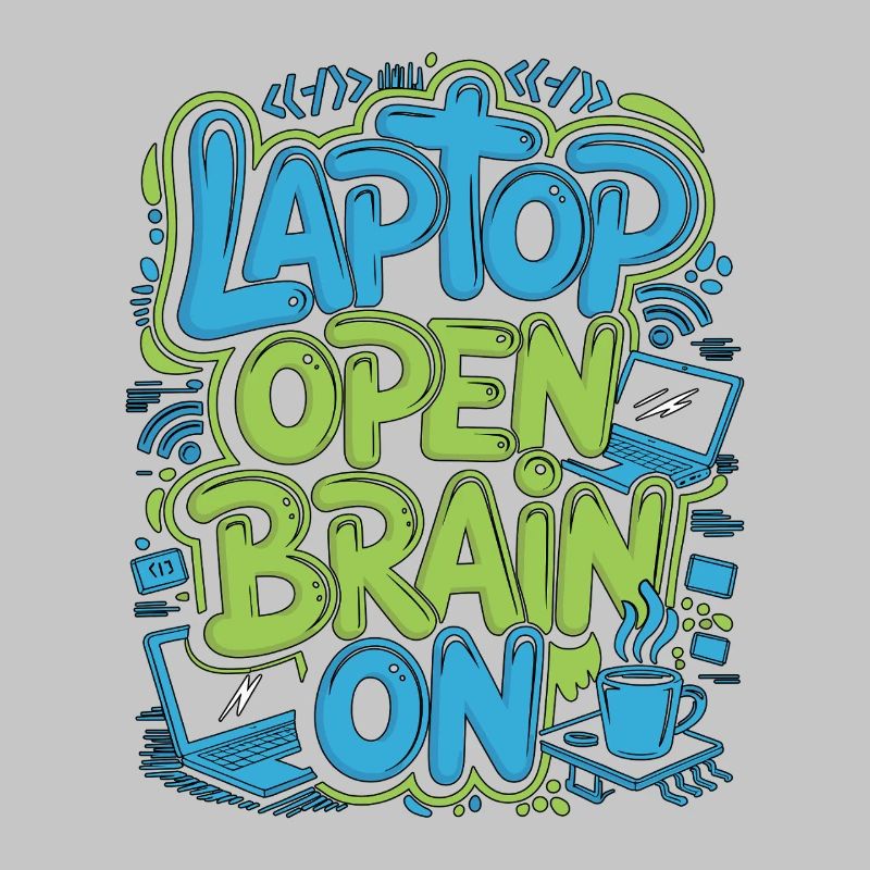 Remote Developer Laptop Open Brain On Remote Coder