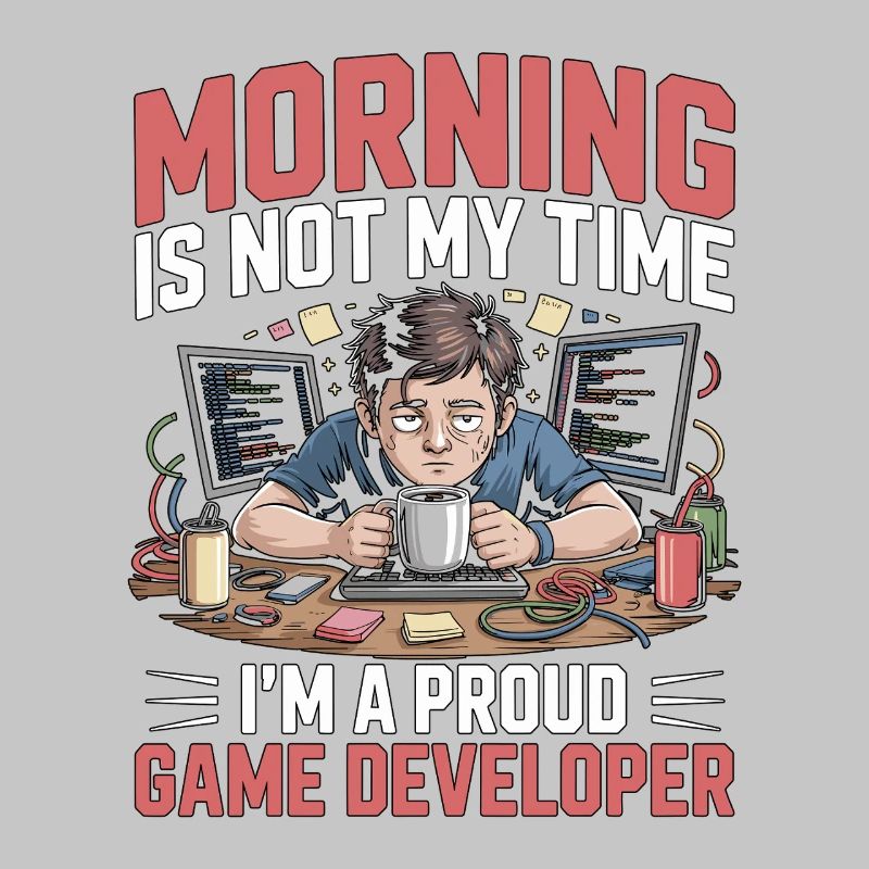 Game Developer Morning n’est pas mon temps Coder de jeux