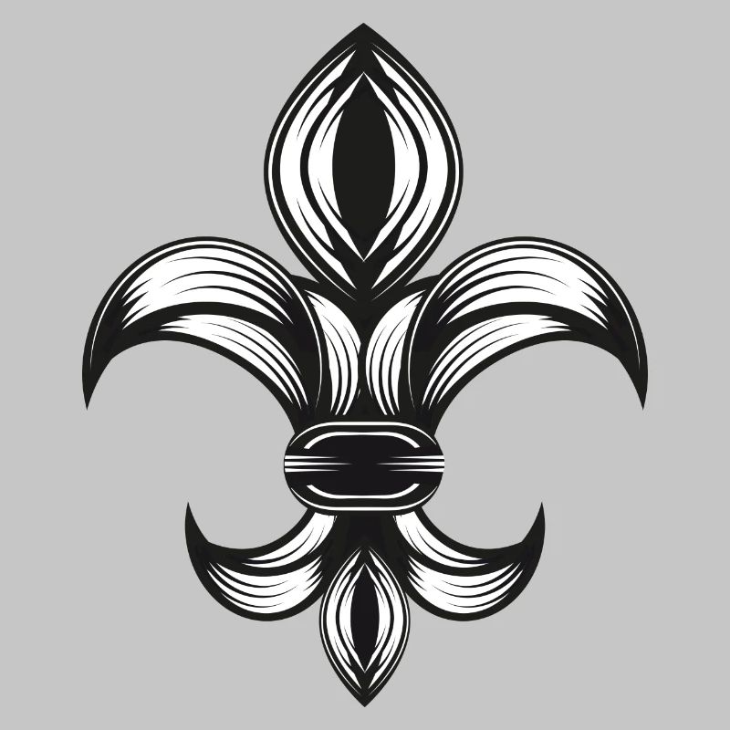 stylized iris - Fleur-de-Lys
