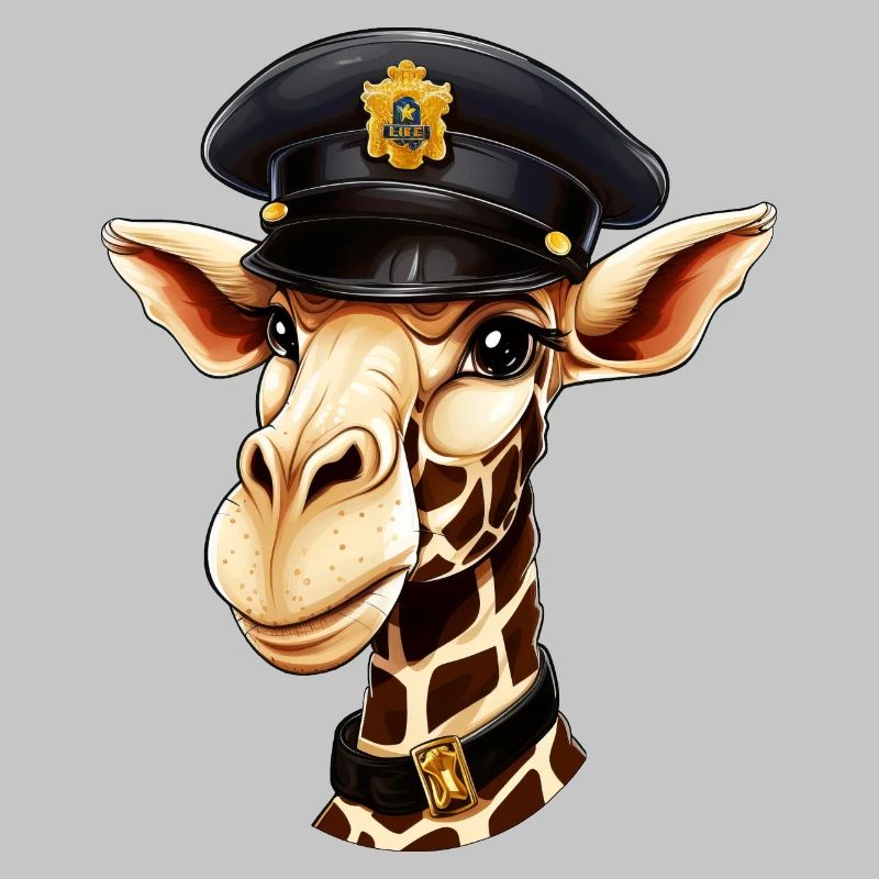 Polizei Giraffe
