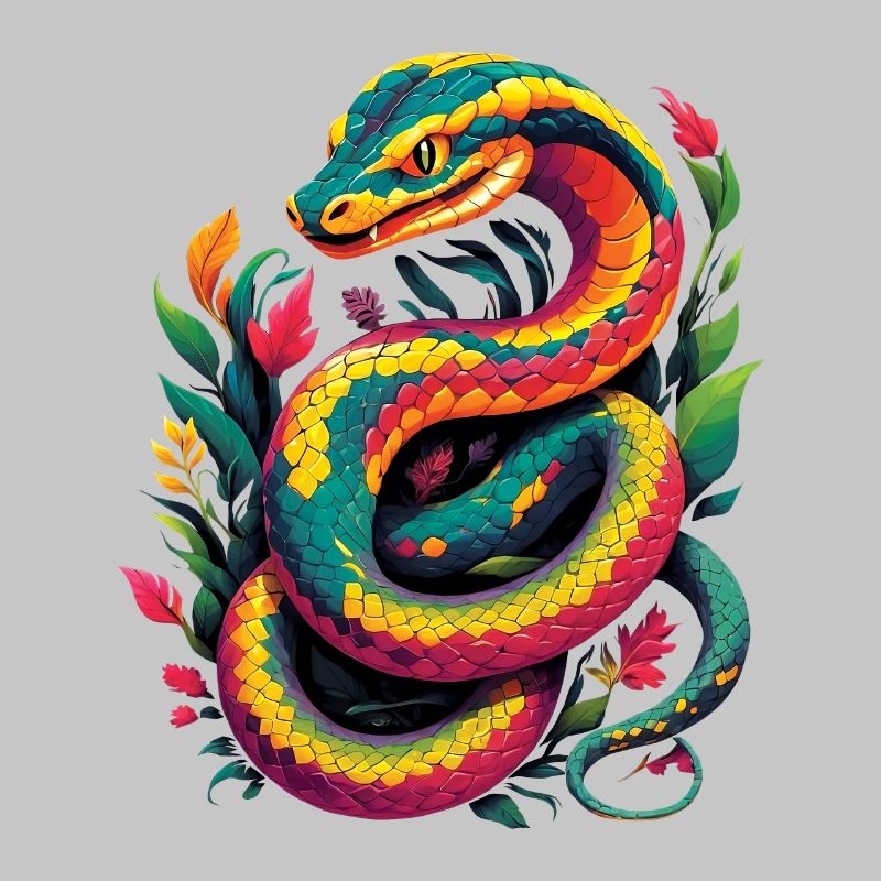 Multicolored Snake