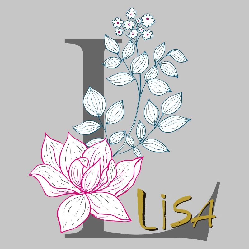 Initiale de la lettre : Lisa