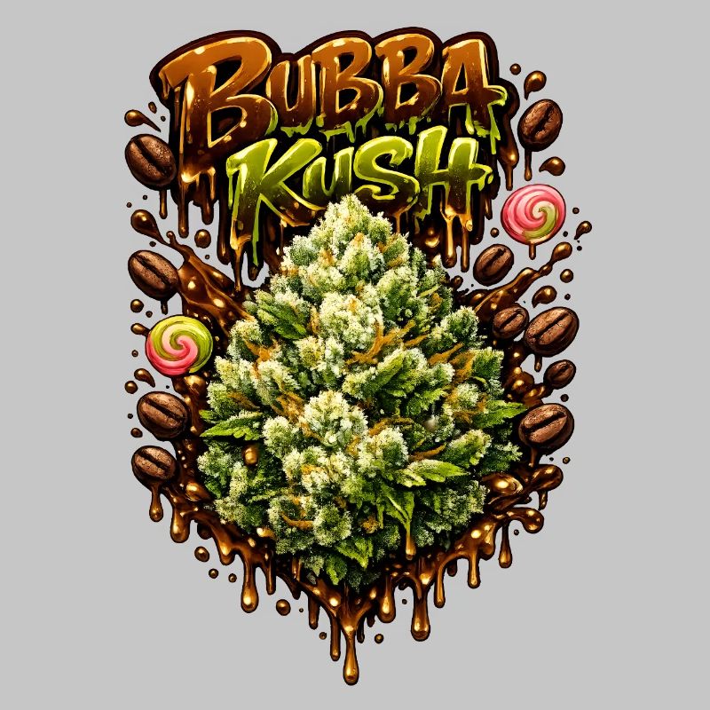 Bubba Kush Graffiti Print