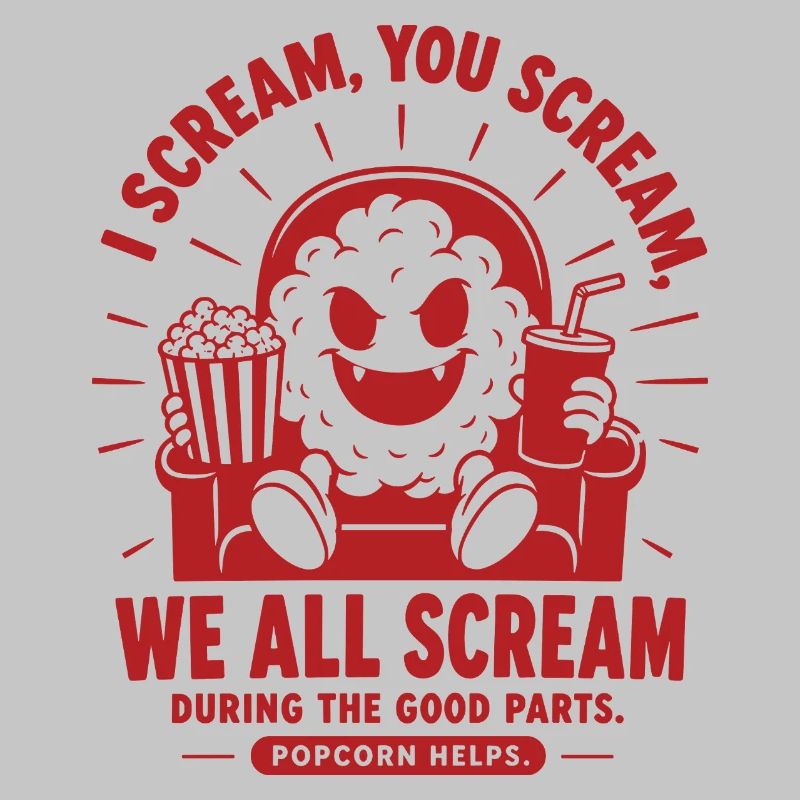 We All Scream Horror Popcorn