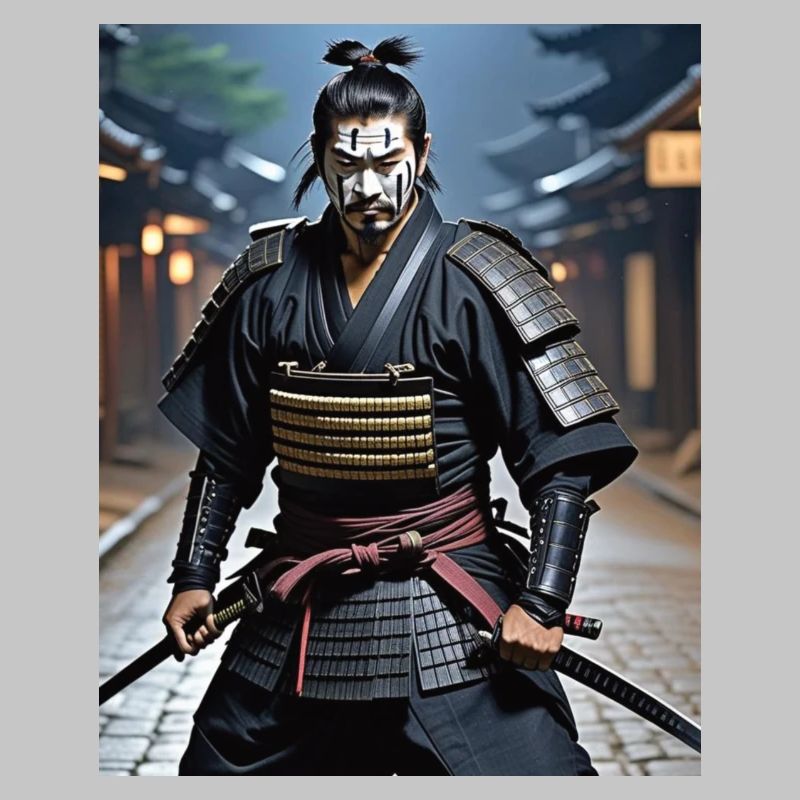 Samurai Krieger.