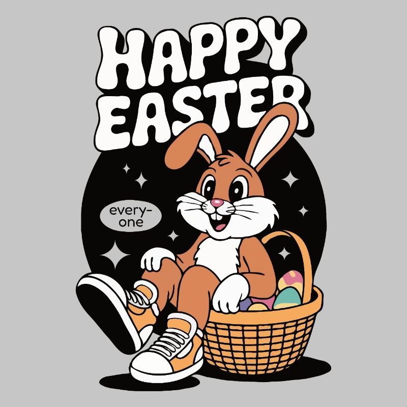 Happy Easter Vintage Bunny Easter Bunny
